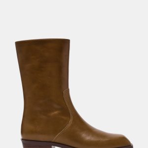 BRETTON OLIVE LEATHER